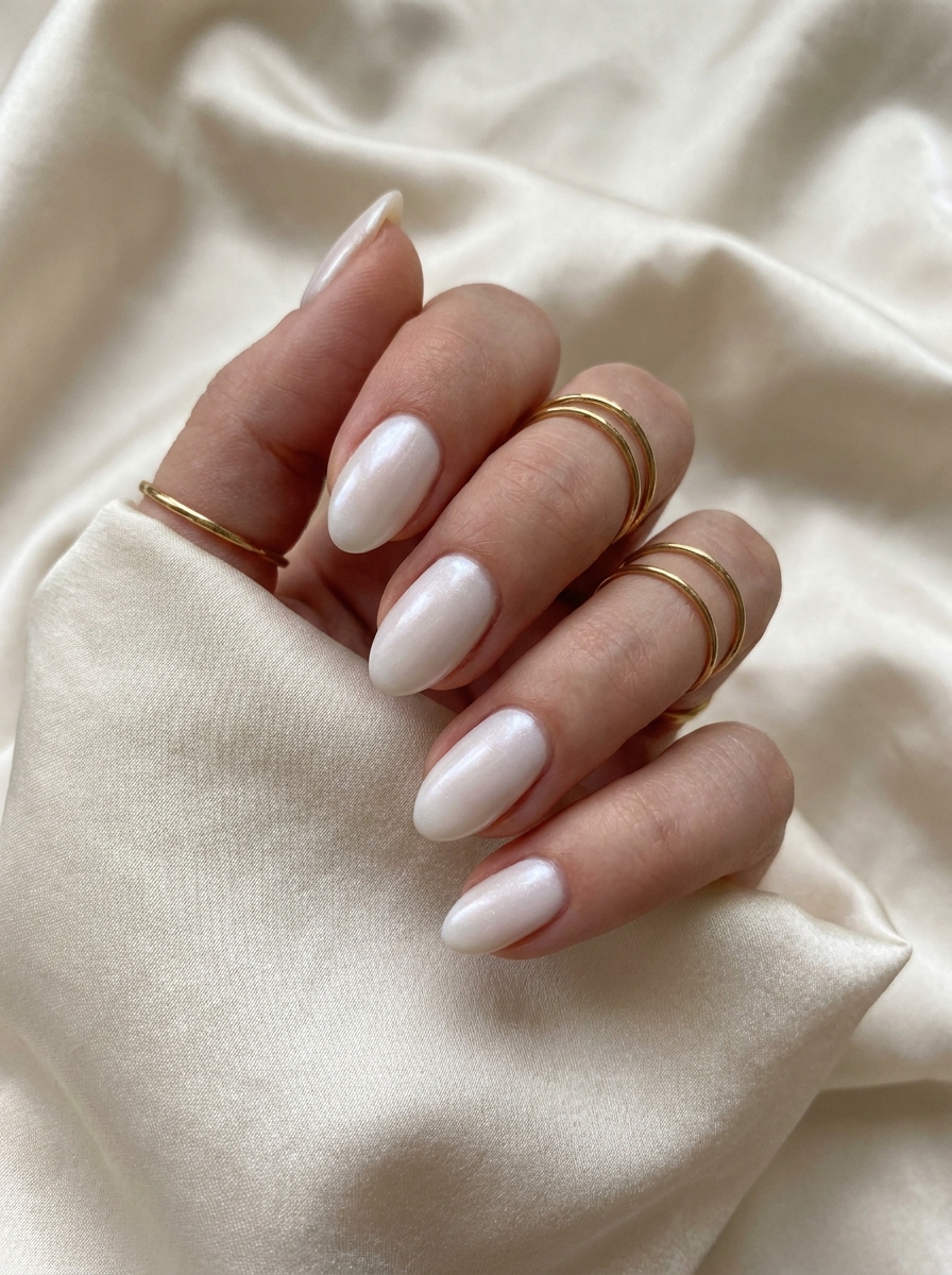 Pearl White als Nagel Farben Sommer Inspiration 2026